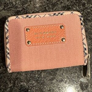 💖💖💖 Burberry NEW Blue Label compact wallet/card holder w COA. Crazy Good 💖💖💖